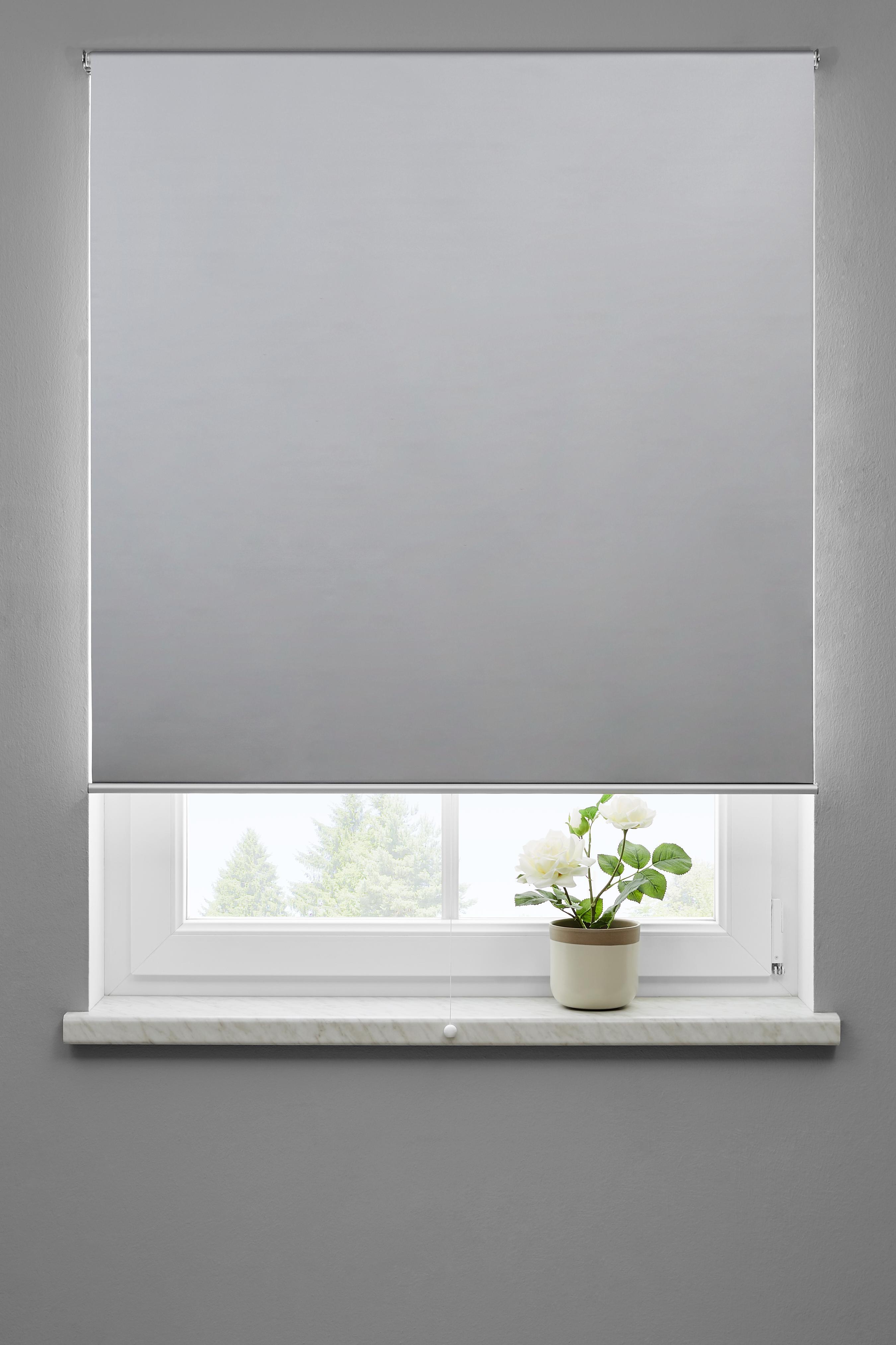 Verdunkelungsrollo Lisa - Weiß, MODERN, Textil (120/160cm) - Luca Bessoni