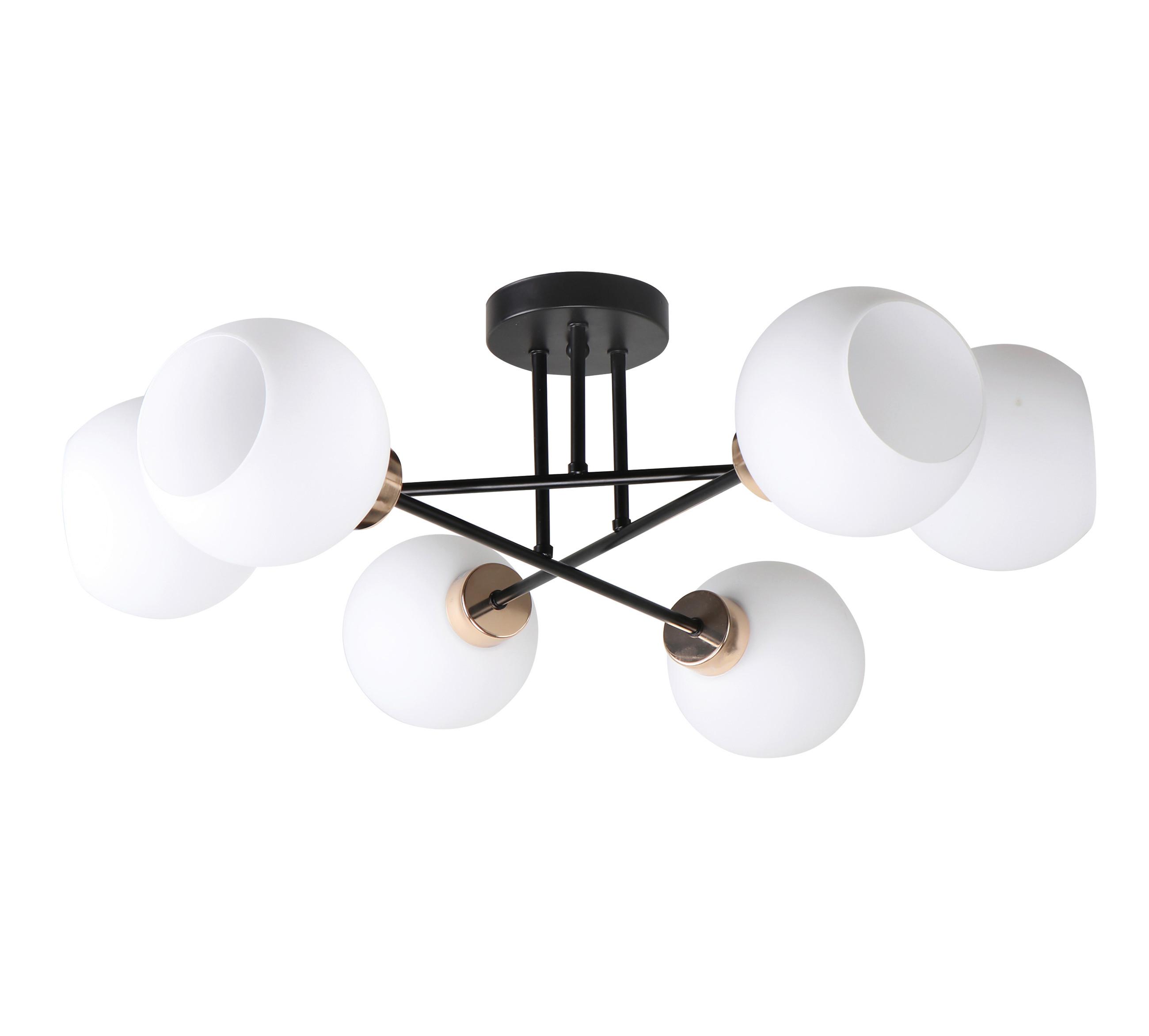 Deckenleuchte 36-21083 Amanda - Goldfarben/Schwarz, KONVENTIONELL, Metall (60/60/24cm)