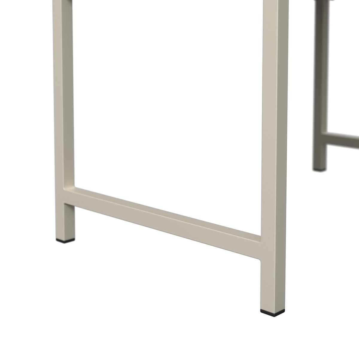 Loungegarnitur Palermo - Naturfarben/Grau, MODERN, Kunststoff/Textil (219/148cm) - Beldano