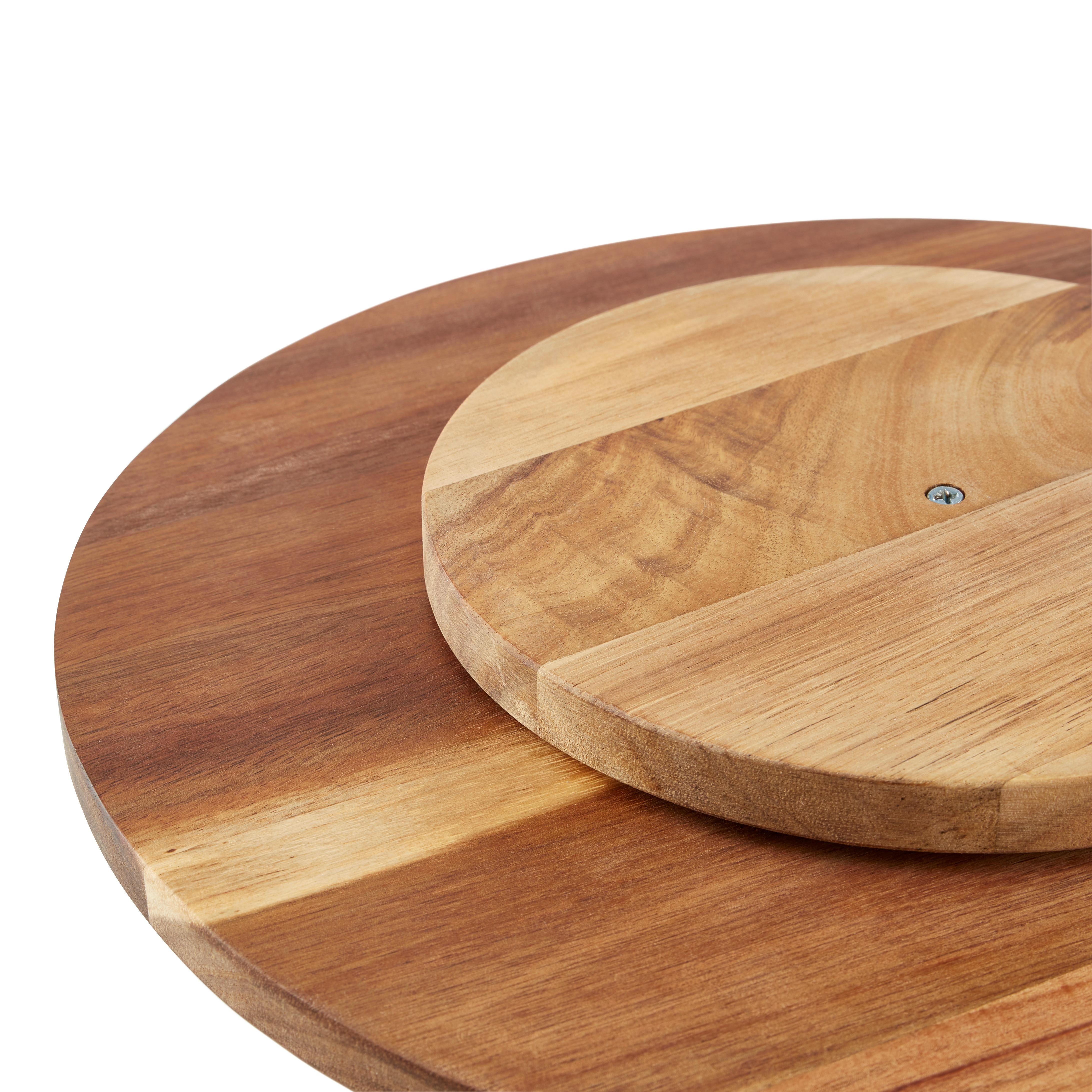 Podnos na dort IVANA - přírodní barvy, Moderní, dřevo (35/3cm) - Mömax