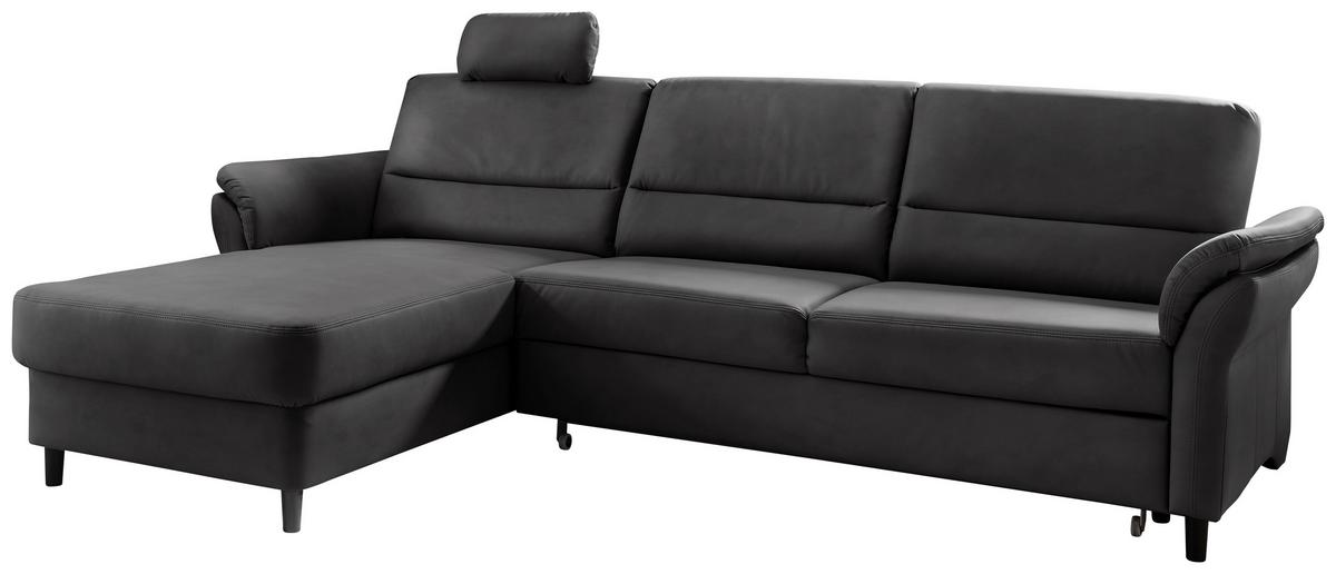 Ecksofa Cavoli, Schwarz S: 176x279 cm - Schwarz, MODERN, Textil (176/279cm) - Livetastic