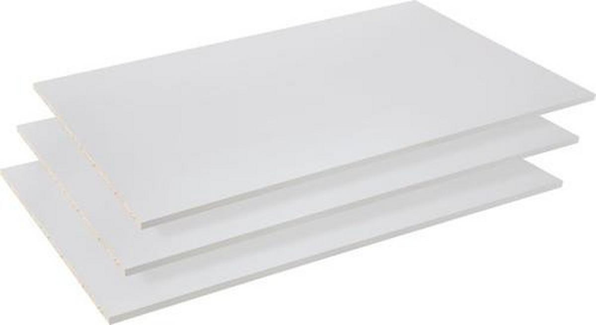 VKLÁDACÍ POLICE DEMO,PLAKATO NY,LONGLINE - šedá, kompozitní dřevo (83/1,5/42cm)