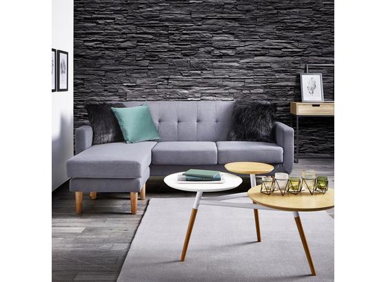 Sedacia Súprava Tamara - sivá, Moderný, drevo/textil (197/136cm) - Modern Living Sedacia Súprava Tamara - sivá, Moderný, drevo/textil (197/136cm) - Modern Living