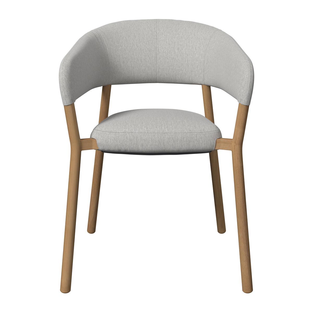 Gartensessel Jasmin - Gelb/Hellgrau, MODERN, Textil/Metall (61/56/78cm) - Beldano