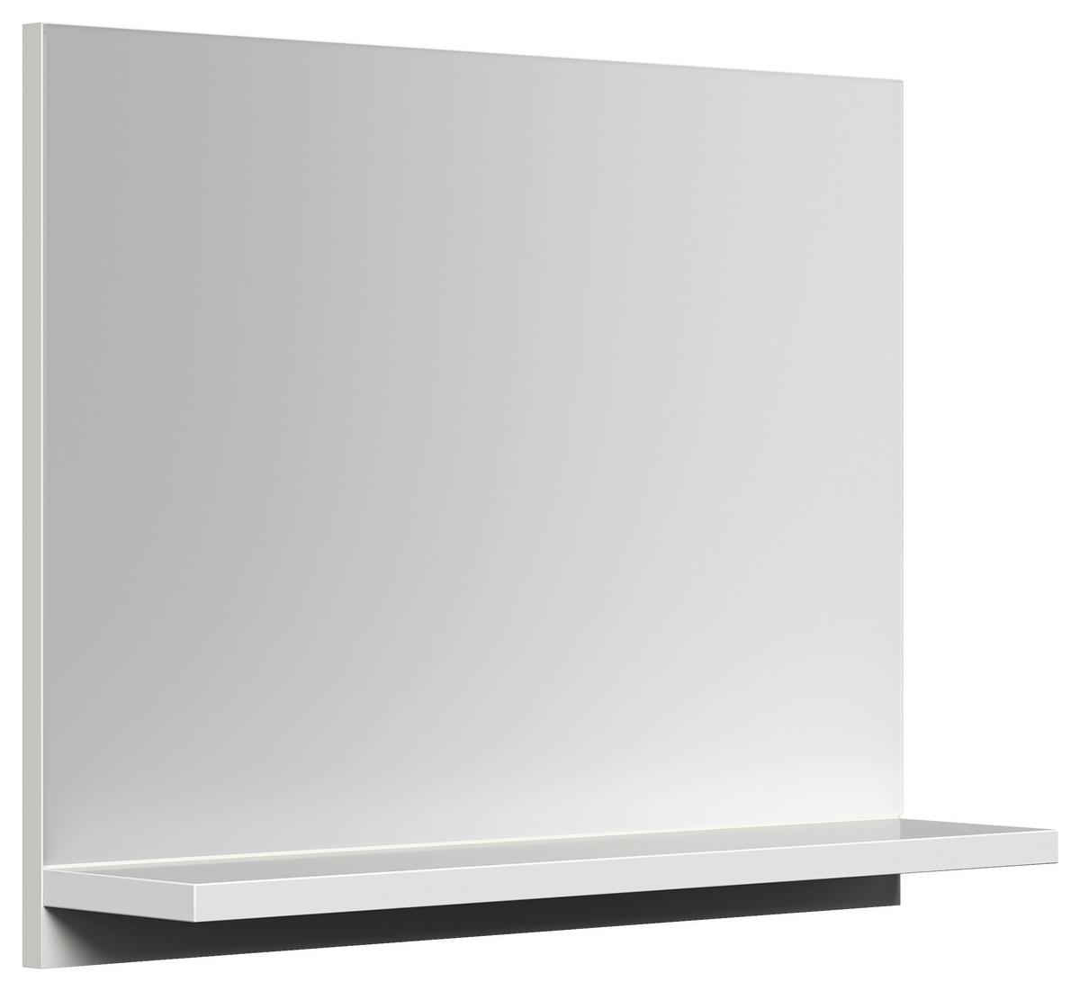 WASCHTISCHKOMBI Slimline Weiß B: 59,5cm - Weiß, Basics, Holzwerkstoff/Stein (59,5cm) - MID.YOU