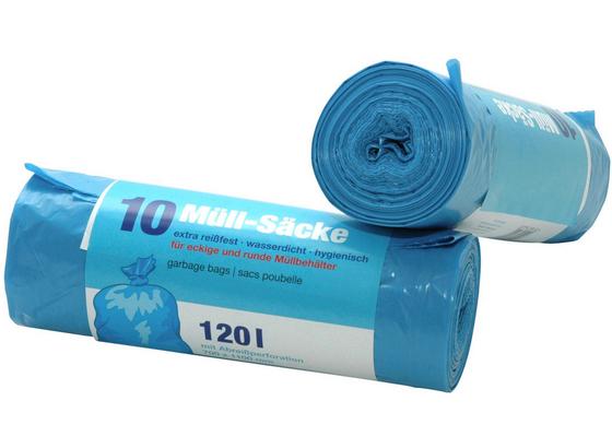 Szemeteszsák 10db - Kék, konvencionális, Műanyag (6/19cm) Szemeteszsák 10db - Kék, konvencionális, Műanyag (6/19cm)