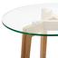 Odkladací Stolík Lui - transparentné/farby buku, Moderný, drevo/sklo (50/45cm) - Mömax modern living Odkladací Stolík Lui - transparentné/farby buku, Moderný, drevo/sklo (50/45cm) - Mömax modern living