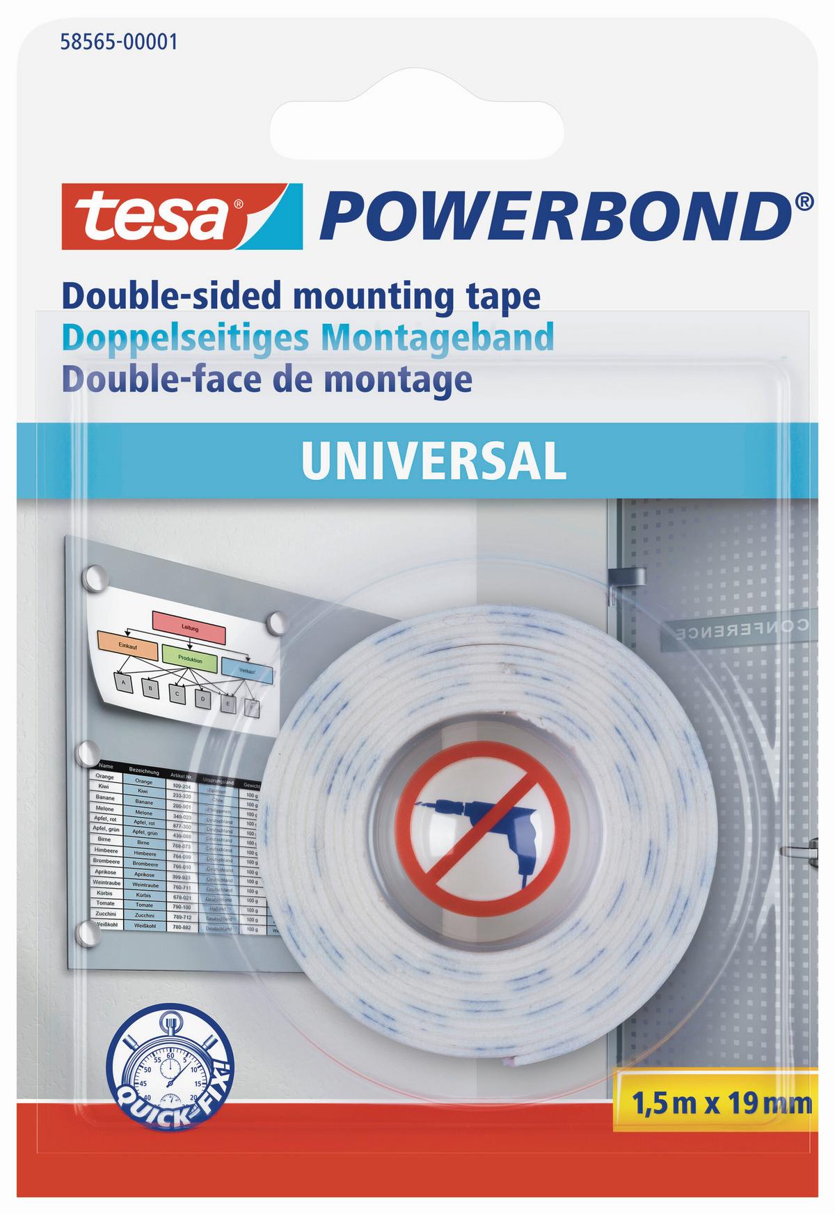 Montageband Weiß B: 1,9 Cm - Weiß, Trend, Kunststoff (1,9/0,1/150cm)