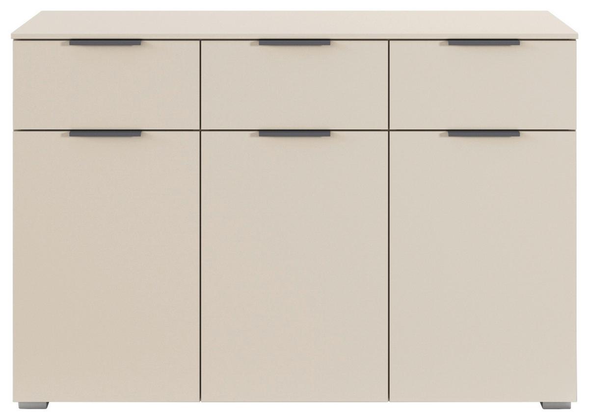 Kommode Alabama Super Champagnerfarben, B: 120cm - Champagner, Trend, Holzwerkstoff (120/81/42cm)