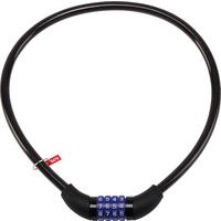 Számkódos Kerékpárlakat Kb. 80cm - fekete/kék, Konventionell, fém (80cm)