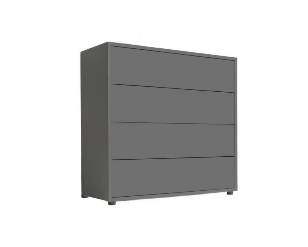 Sideboard Mailand Anthrazit B: 263,5cm - Anthrazit, MODERN, Holzwerkstoff (263,5/86/33cm) - MID.YOU