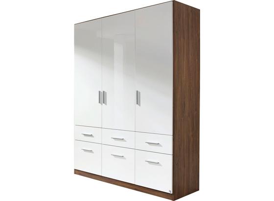Ruhásszekrény Celle - fehér, modern, fa (136/197/54cm) Ruhásszekrény Celle - fehér, modern, fa (136/197/54cm)