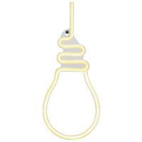 Led-dekoleuchte Eloise - Weiß, KONVENTIONELL, Kunststoff (35/14,5/1,7cm) - Luca Bessoni