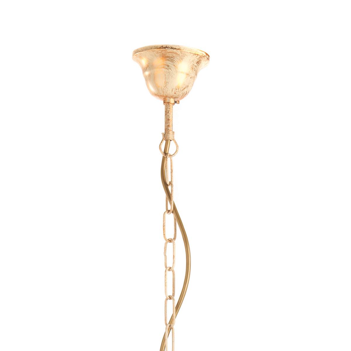 Kronleuchter 4250/5a - Weiß, KONVENTIONELL, Glas/Metall (75/82cm)
