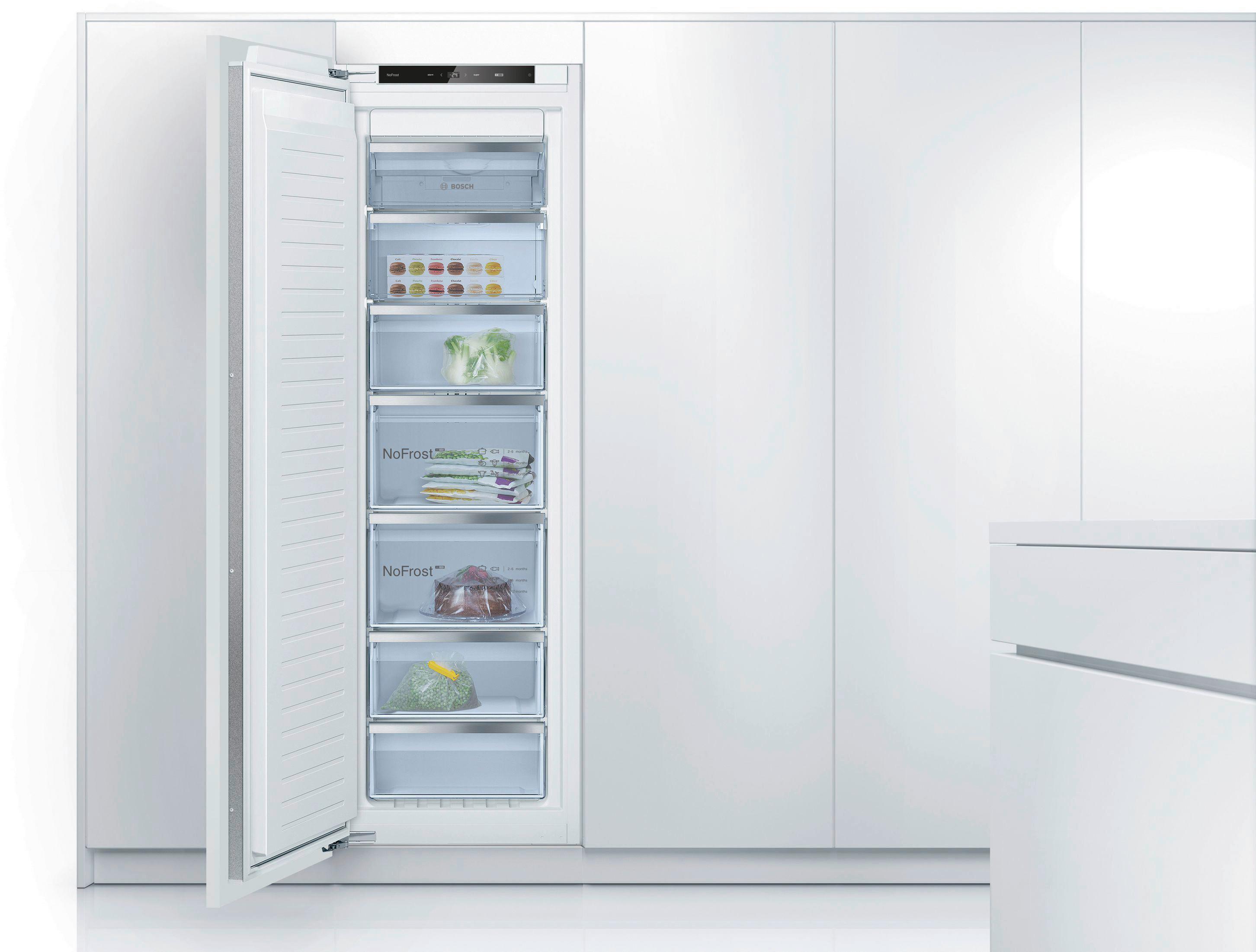 EINBAUGEFRIERSCHRANK GIN81ACE0 - Weiß, MODERN (55,8/177,2/54,5cm) - Bosch