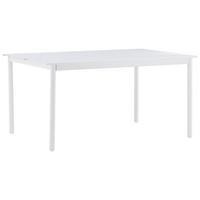 Gartentisch Modena Metall L 150 cm - Weiß, KONVENTIONELL, Metall (150/100/75cm) - Gardenson