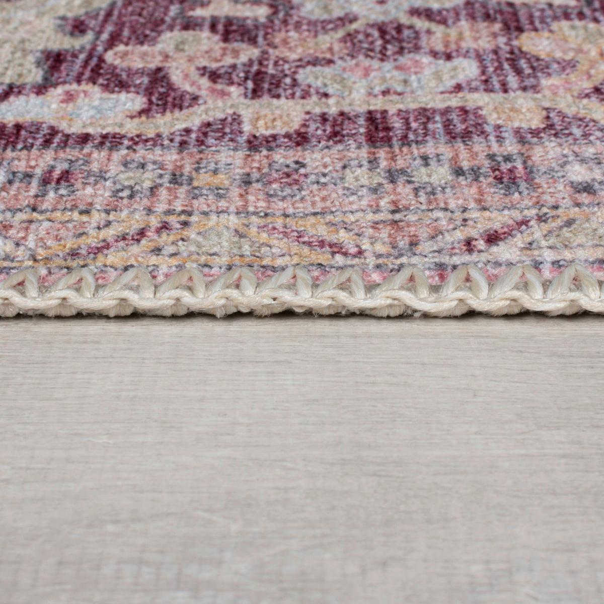 Flachwebteppich Windsor Traditional Pin 60x230 - Pink, Basics, Textil (60/230cm)