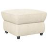 Polsterhocker Boston Creme Chenille - Creme/Schwarz, KONVENTIONELL, Textil (68/45/68cm) - Livetastic