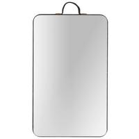 Nástěnná dekorace Oval, 12/20cm - čiré, Moderní, kov/kompozitní dřevo (12/20cm) - Modern Living