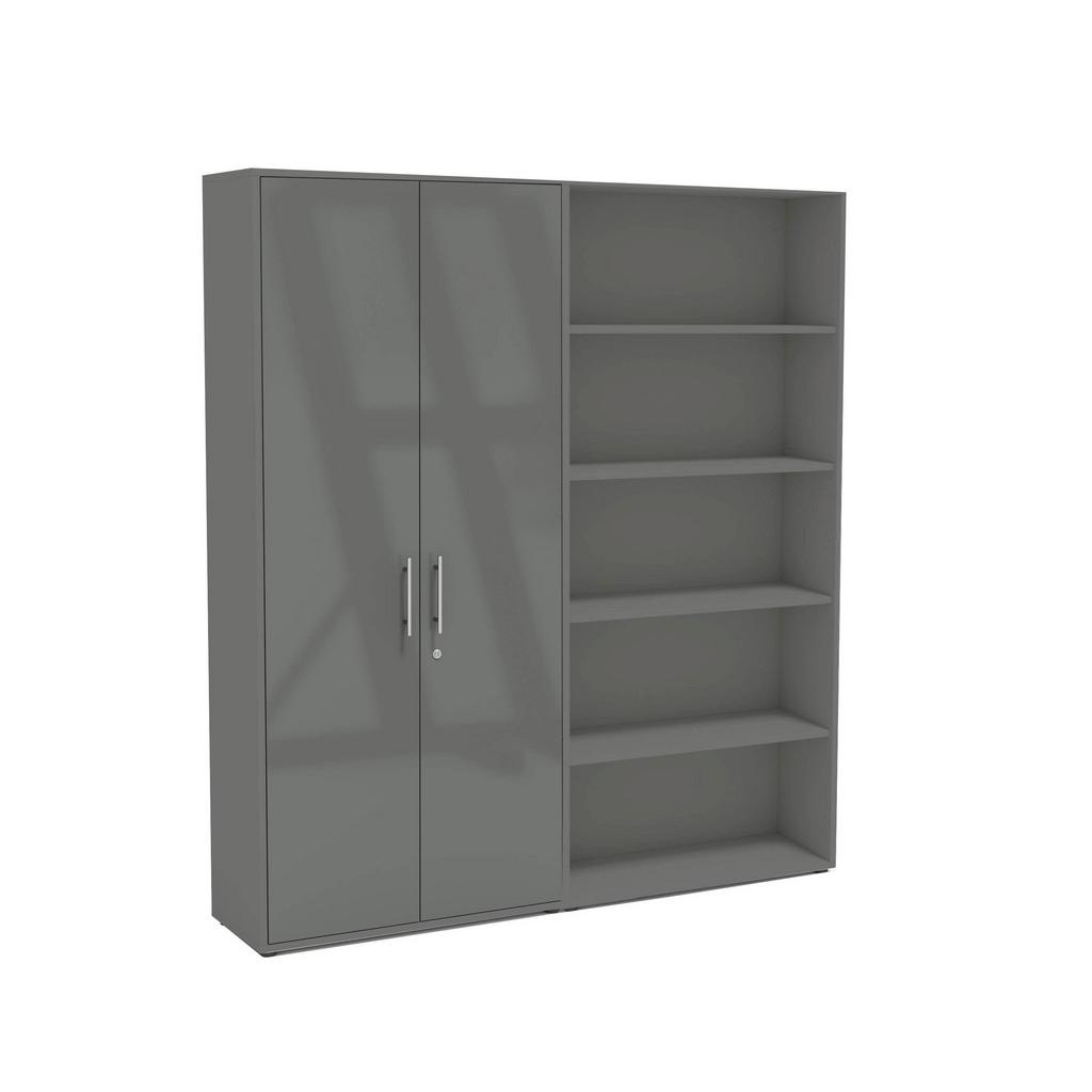 AKTENSCHRANK OFFICE EDITION - SW SET 1 HOCH
