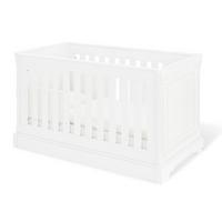 Gitterbett Weiß - Weiß, Trend, Holzwerkstoff (151/81/88cm) - Pinolino