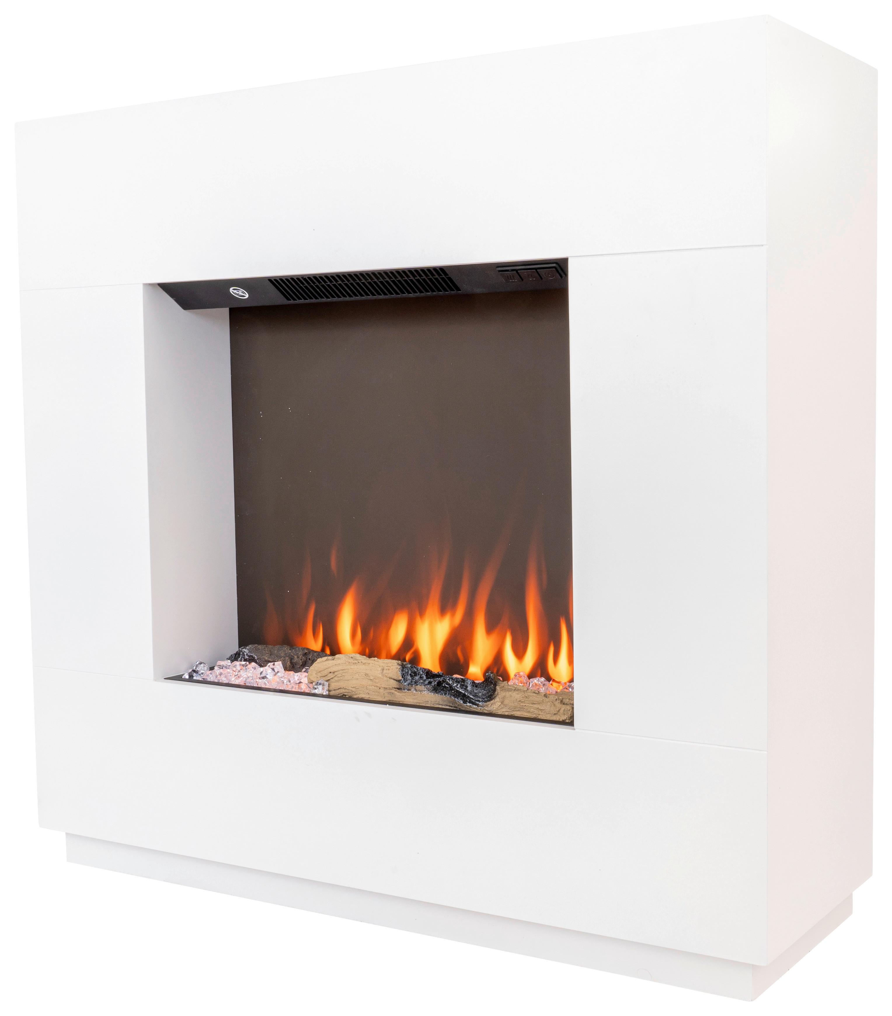Elektrokamin Bg00752 - Weiß, Basics, Holzwerkstoff (80/76/26cm)