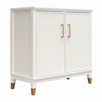 Kommode Westerleigh Weiß B: 84 cm - Weiß, Design, Holzwerkstoff/Metall (84/84/40cm) - MID.YOU