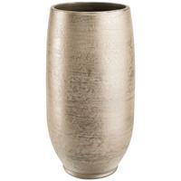 Vase Brena - Champagner/Goldfarben, Basics, Keramik (16/35cm) - Luca Bessoni