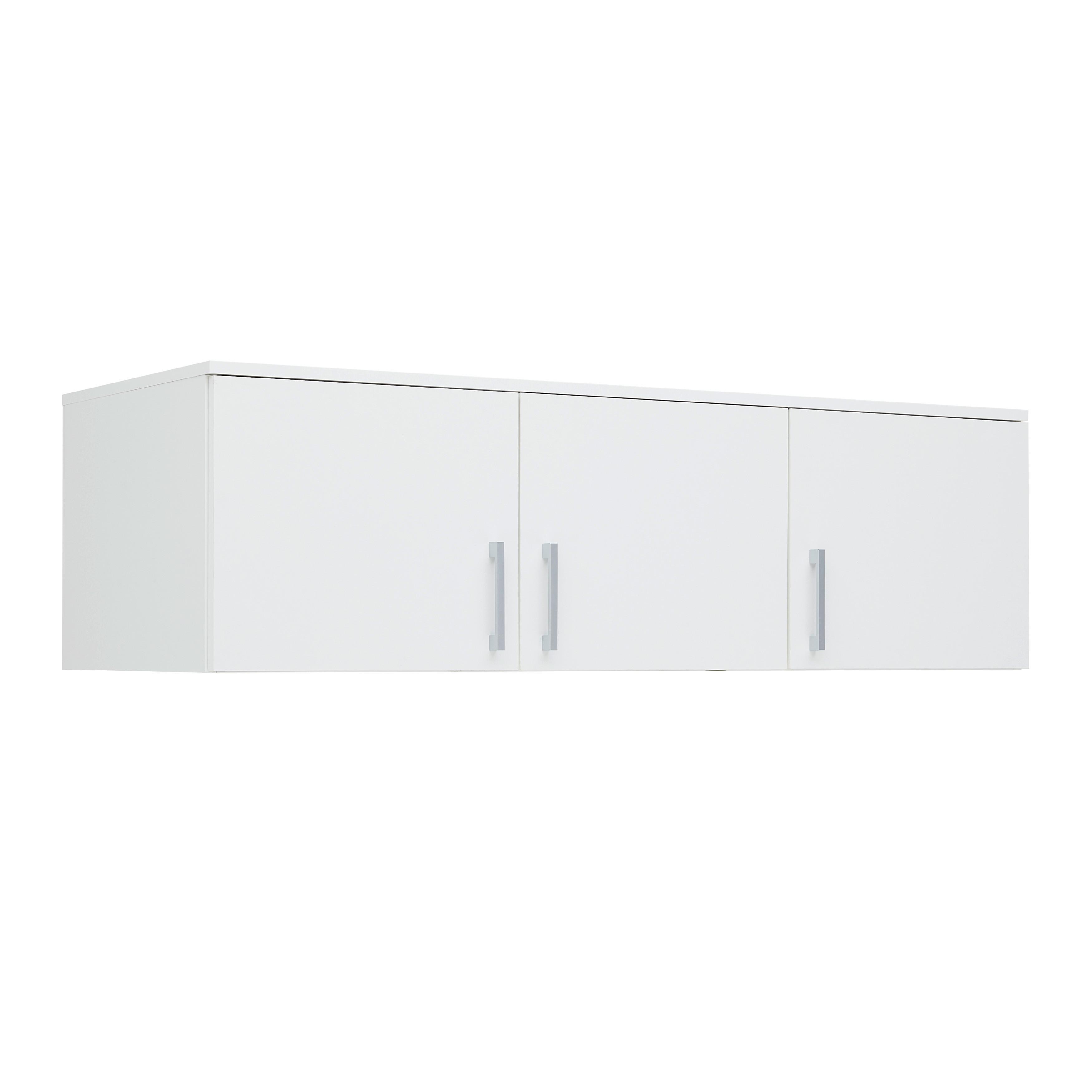 NADSTAVEC NA SKRIŇU LASSE 3T - sivá/biela, Konventionell, drevo/plast (135/40/55cm)