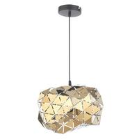 Pendelleuchte Goldfarben L: 35 cm 22w - Goldfarben, Design, Metall (35/35/128cm)