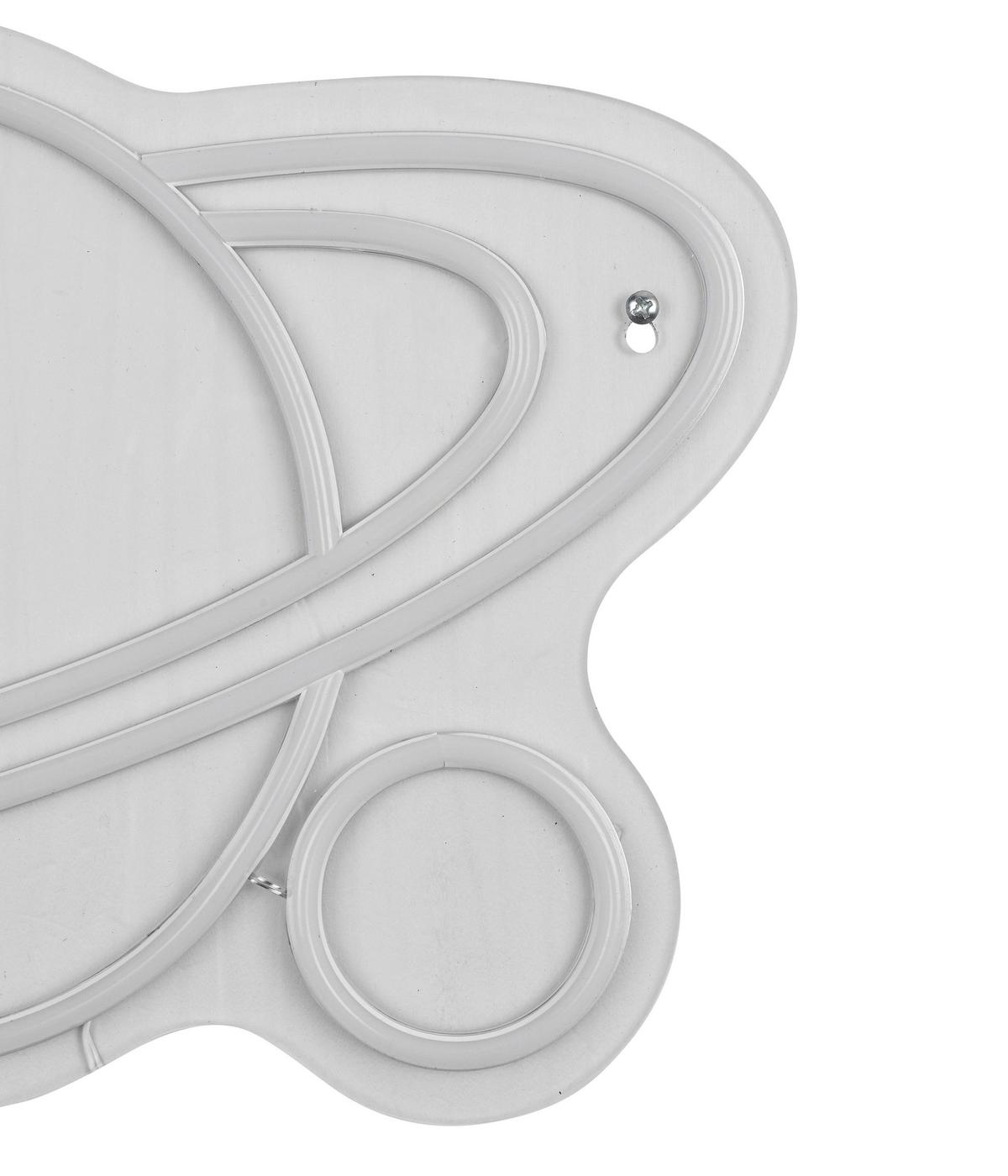 DEKORAČNÍ LED SVÍTIDLO ERDIO - bílá/průhledné, Moderní, plast (40/26/1cm) - Mömax