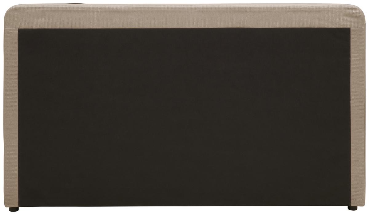 Boxbett Mit Topper 160x200 Cm Anton Beige - Beige, KONVENTIONELL, Holz/Textil (160/200cm) - P & B