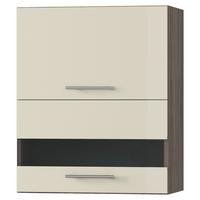 Felsőszekrény Corina 2 - bézs/tölgyfa színű, Modern (60/72,4/34,6cm)