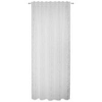 Készfüggöny Rosimia Kb. 140/245cm - ezüstszínű/fehér, Romantik / Landhaus, textil (140/245cm) - James Wood