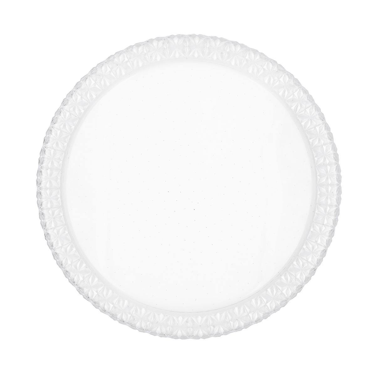 LED-Deckenleuchte 13-33963 Rabel - Transparent/Weiß, KONVENTIONELL, Kunststoff/Metall (27/27/8.5cm)