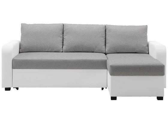 Sedací Souprava Clint - bílá/šedá, Konvenční, textil (225/152cm) - Modern Living Sedací Souprava Clint - bílá/šedá, Konvenční, textil (225/152cm) - Modern Living