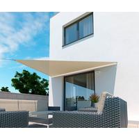 Kerti Napvitorla Háromszög Alakú - krémszínű, Modern, textil (360/360cm)