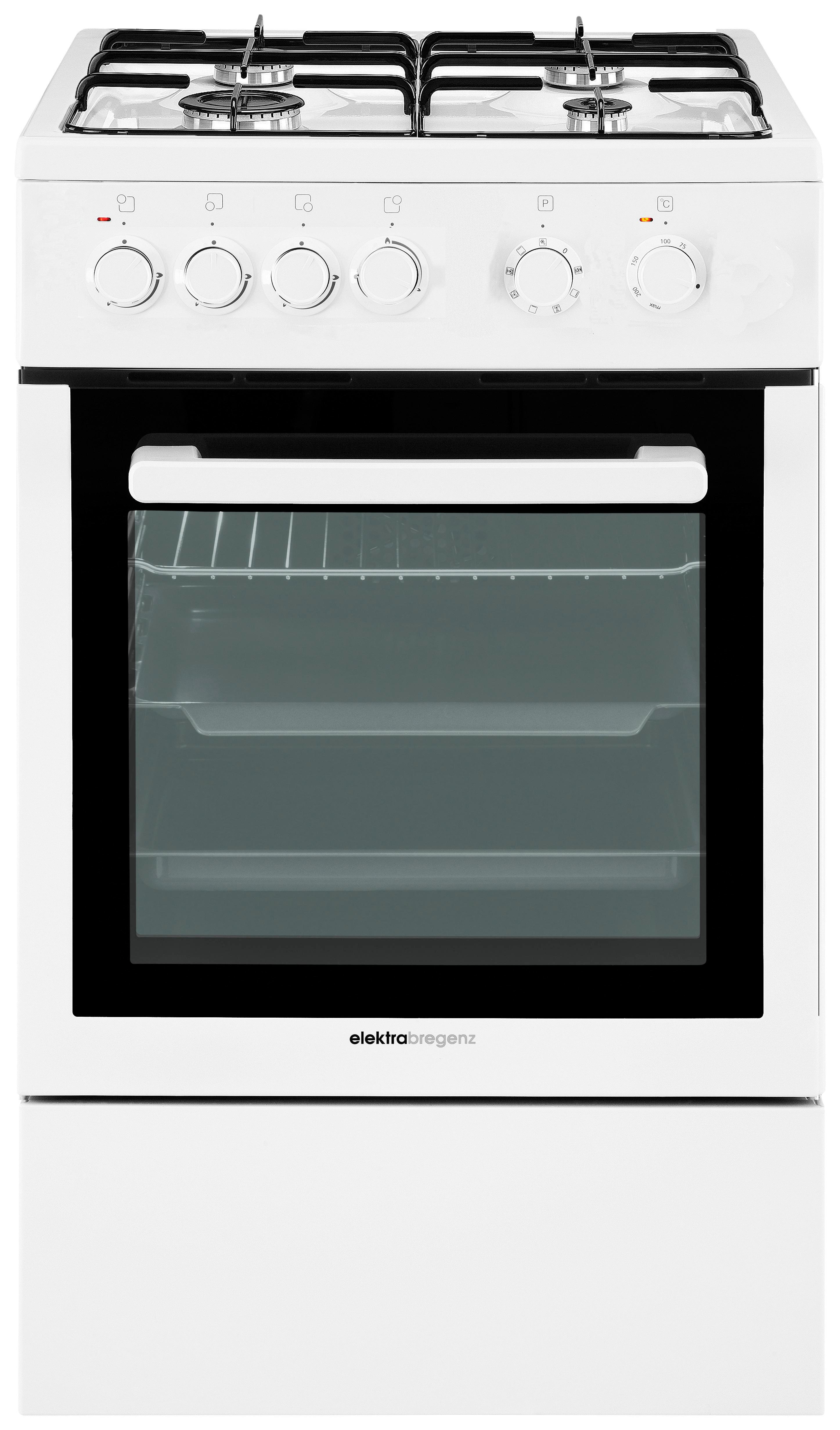 Elektrostandherd Heg 5108 W - Weiß, KONVENTIONELL, Metall (50/85/60cm) - Elektra Bregenz