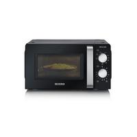 Mikrowelle 700w, 17 Liter Severin Mw 7781 - Edelstahlfarben/Schwarz, Basics, Kunststoff (40/24/32cm) - Severin