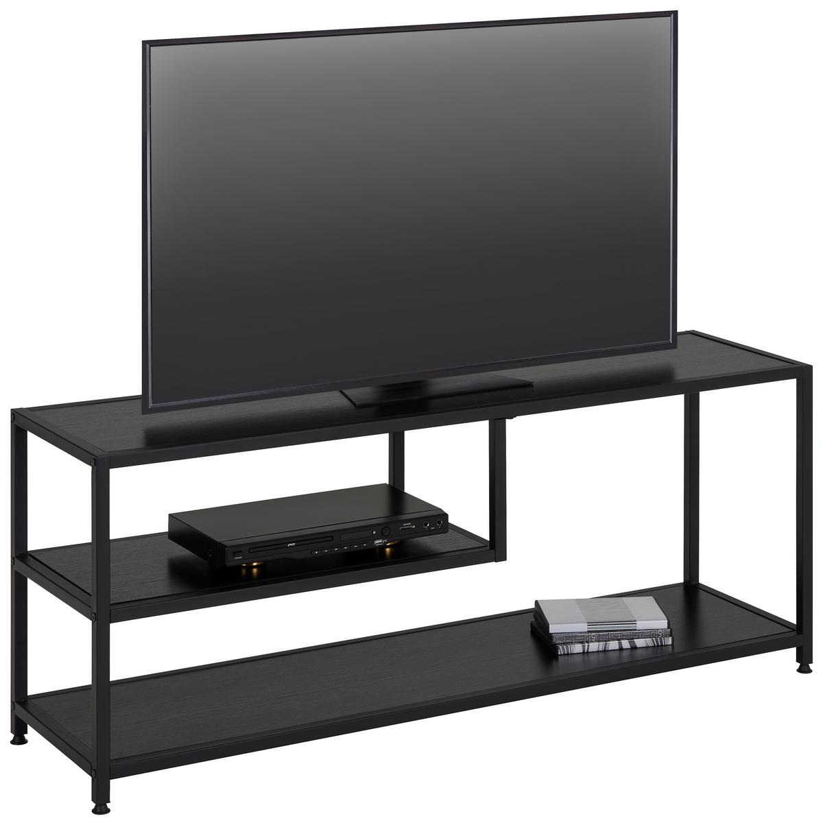 NÍZKÁ KOMODA GABE - černá, Moderní, kov/vlnitá lepenka (120/50/33cm) - Mömax