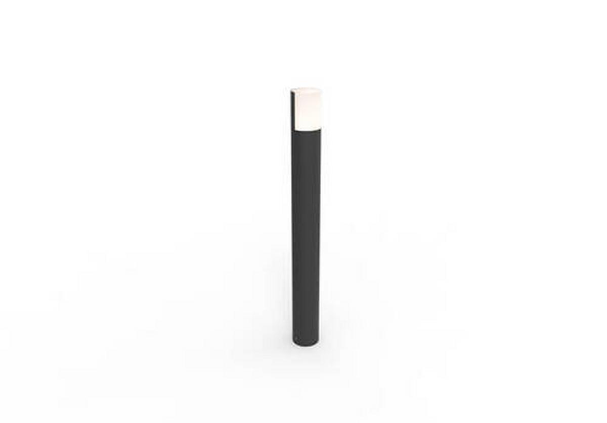 Wegeleuchte Cyra 8w Kunststoff Metall - Anthrazit/Schwarz, Basics, Kunststoff/Metall (7,8/65cm)