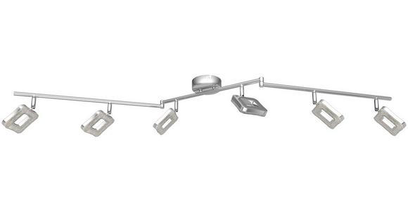 LED-Strahler Amelie 6-Flammig verstellbar L: 150 cm - Chromfarben, MODERN, Kunststoff/Metall (150cm) - Luca Bessoni