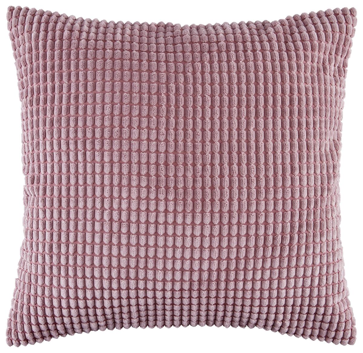 Zierkissen Halina 45x45 Cm Fleece Altrosa Mit Zipp - Altrosa, MODERN, Textil (45/45cm) - Luca Bessoni