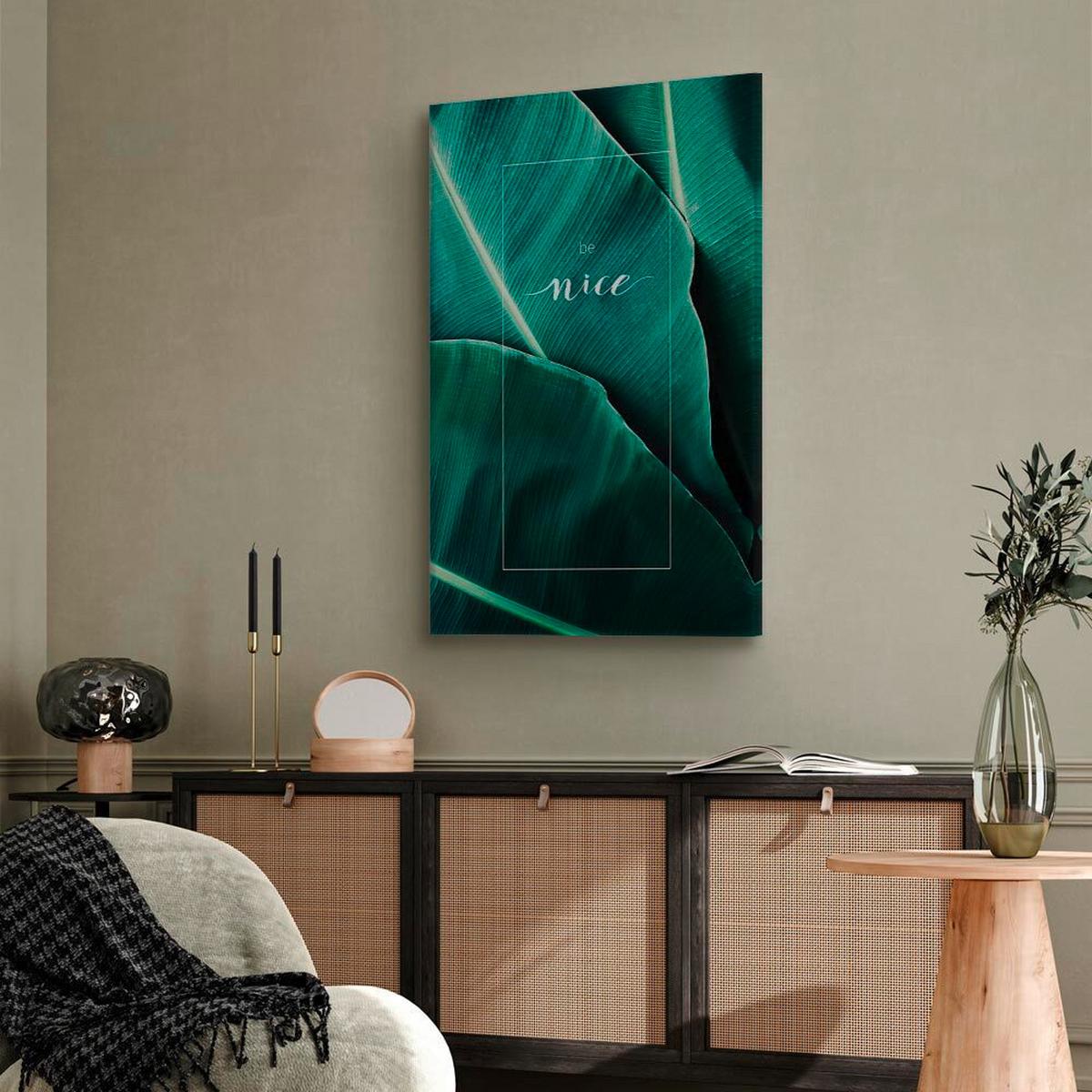 Leinwandbild Petrol Smaragdgrün B: 40 cm - Smaragdgrün/Petrol, Basics, Holzwerkstoff/Textil (40/60/1,2cm) - artgeist