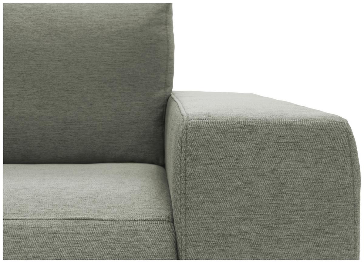 Big Sofa Looks Vi B: 242 Cm Graubraun - Graubraun/Schwarz, Design, Textil (242/88/88cm) - LOOKS by W.Joop