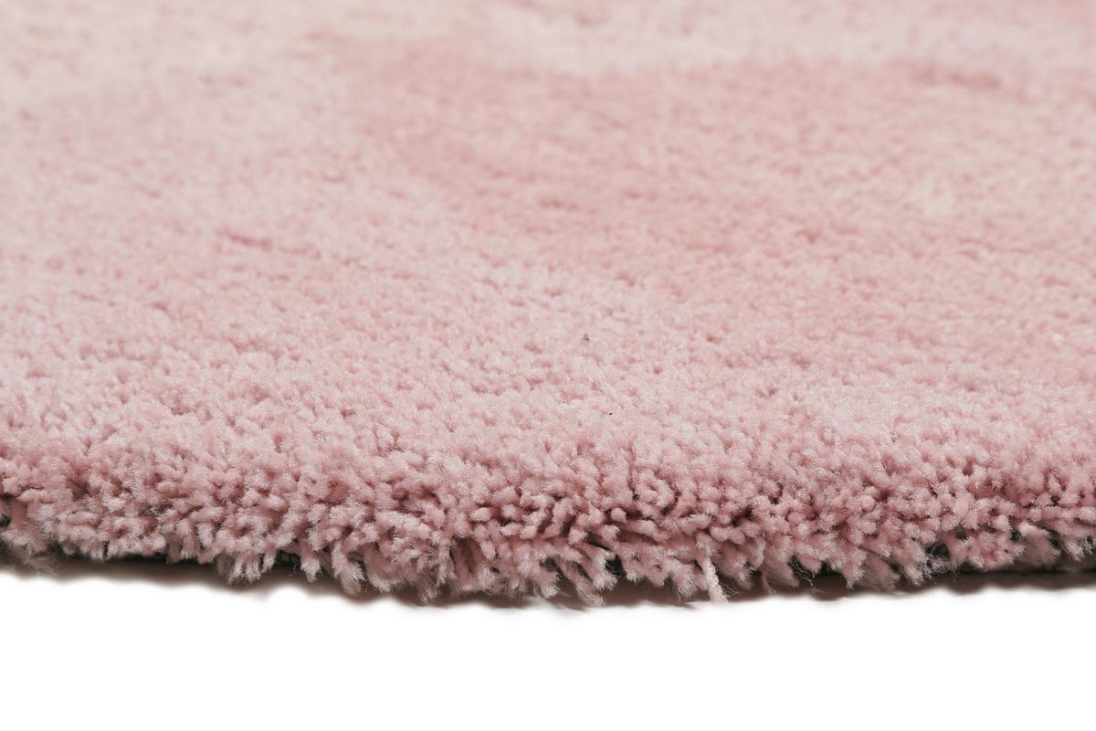 Hochflorteppich, 120 Cm Relaxx Esp-4150-27 120 Rd. - Rosa, Basics, Textil (120cm) - Esprit