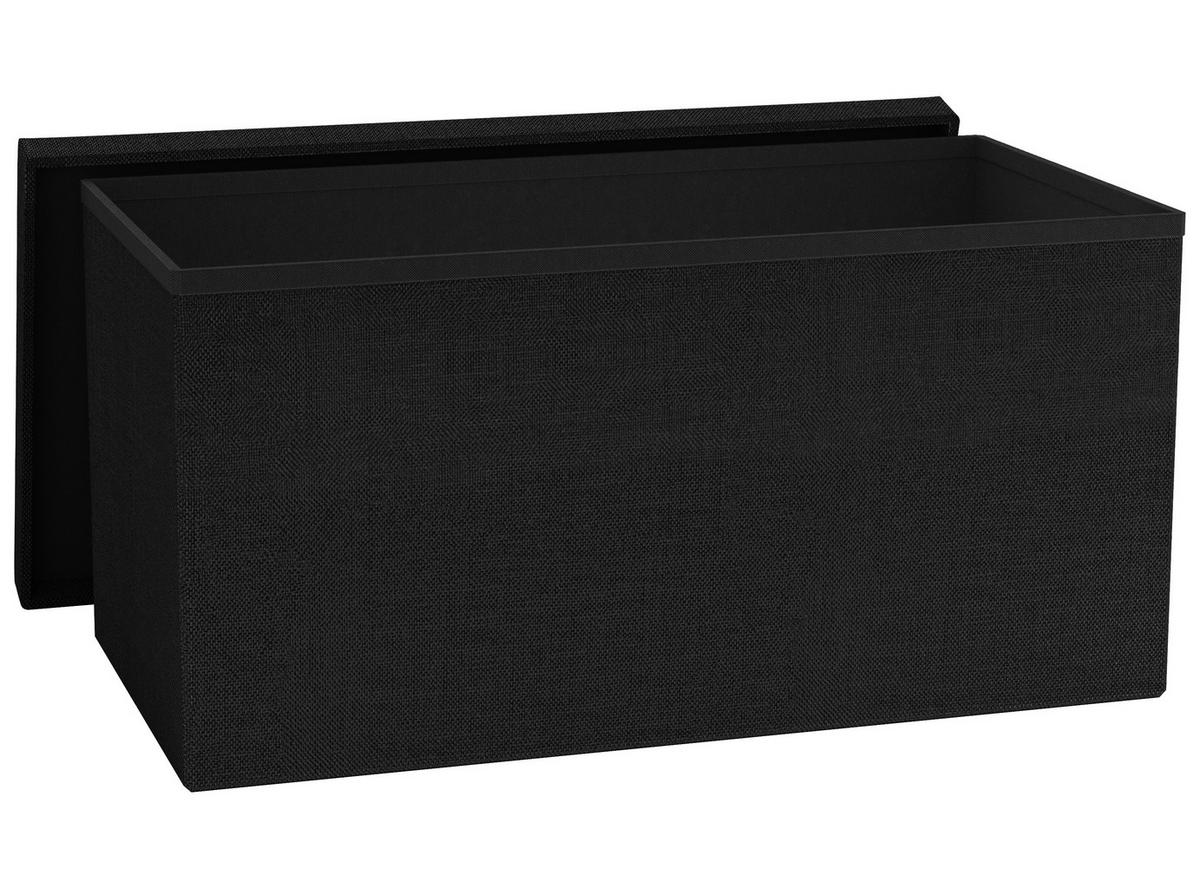 Sitzbox Boxas Anthrazit B: 76 Cm - Anthrazit, Basics, Holzwerkstoff/Kunststoff (76/38/38cm) - MID.YOU