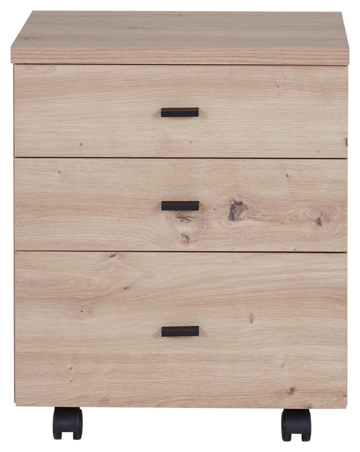 POJÍZDNÝ KONTEJNER 4 YOU NEW 2 YUK 13 - dub artisan, Moderní, kompozitní dřevo/plast (43/53/40cm)