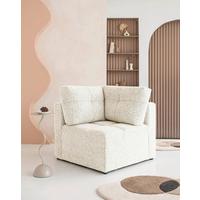 Sofaelement Lulu Beige B: 91cm - Beige/Schwarz, Design, Textil (91/94/91cm) - MID.YOU