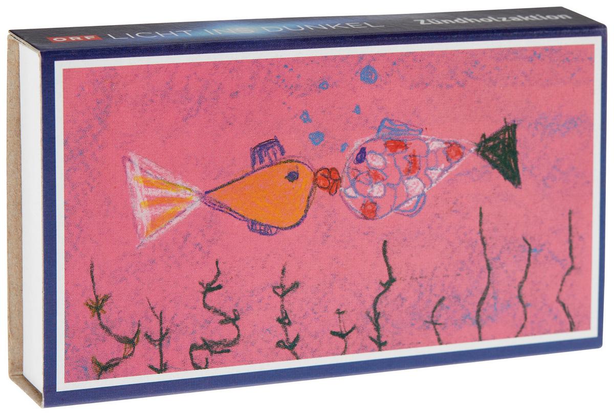 Anzünder 59024 "licht Ins Dunkel" - Blau/Multicolor, KONVENTIONELL, Holz/Papier (11/6,5/2cm)